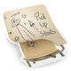 Illustration for article titled Wooden Desk Sticky Notes Can Be Vandalized Without Detention